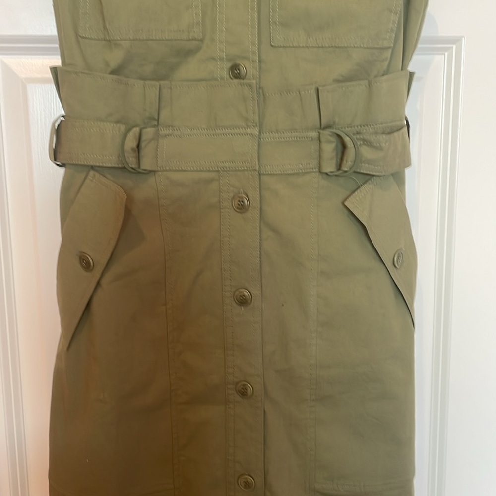 Great Ted Baker Midi Button Down Utility Dress. - image 3